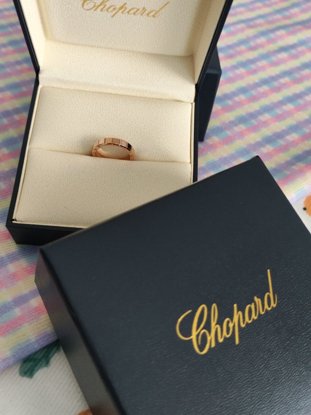 Chopard Ice Cube 18K Rose Gold Ring - Picture 2 of 8